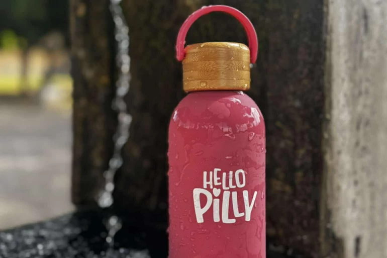 Hello Pilly hőtartó kulacs kicsi (350 ml) Pink