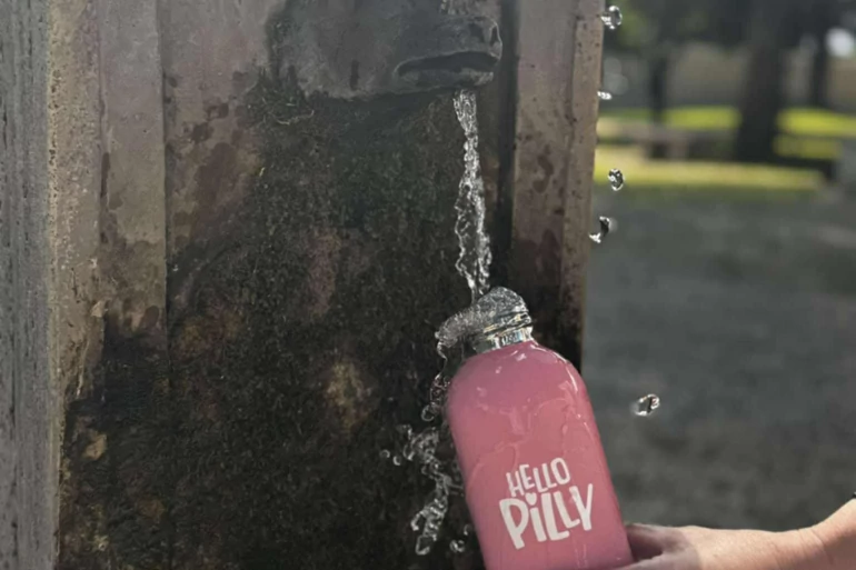Hello Pilly hőtartó kulacs kicsi (350 ml) Pink