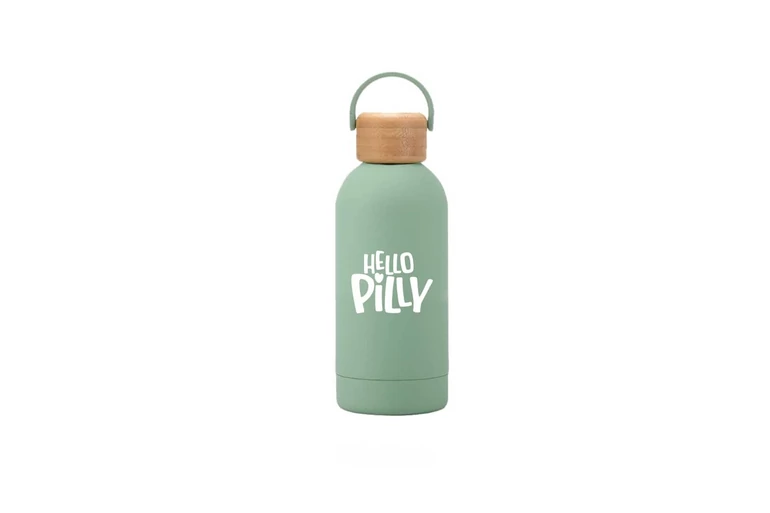 Hello Pilly hőtartó kulacs kicsi (350 ml) Avocado