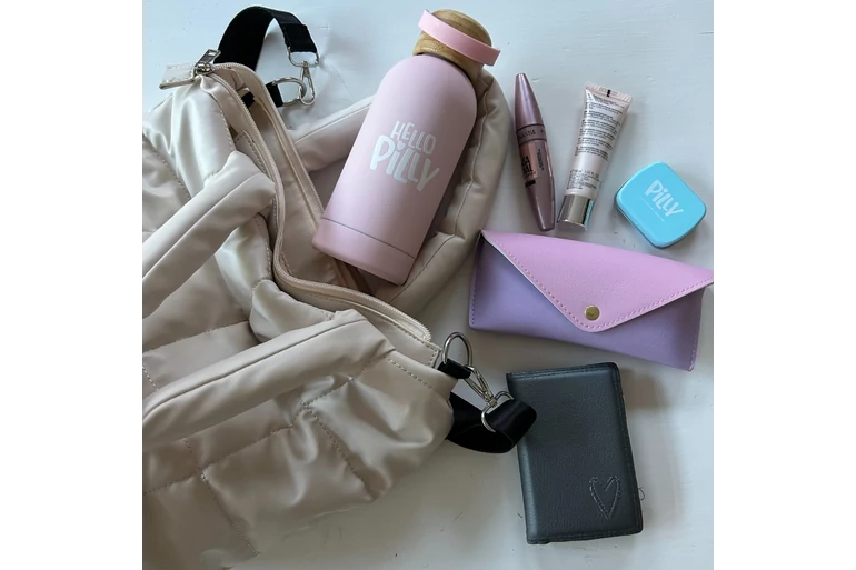 Hello Pilly hőtartó kulacs kicsi (350 ml) Baby pink