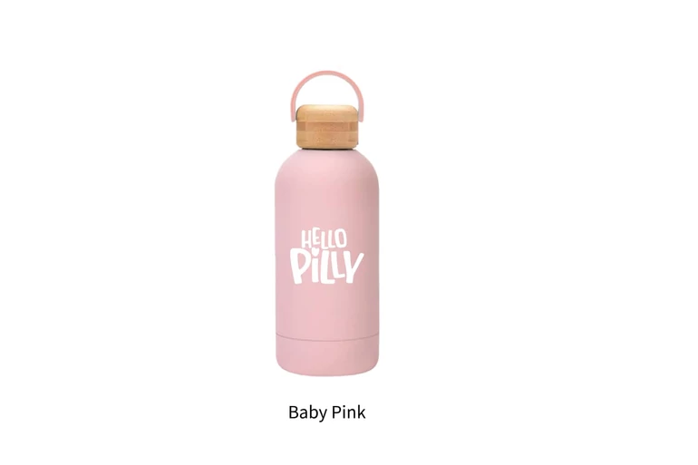 Hello Pilly hőtartó kulacs kicsi (350 ml) Baby pink