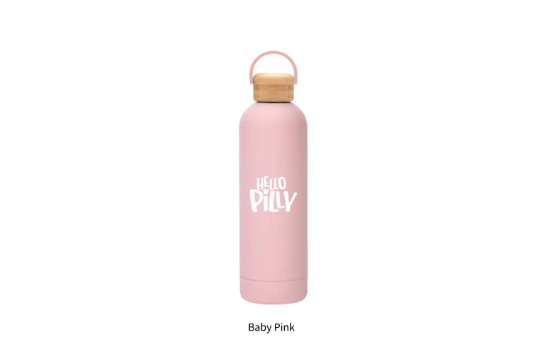 Hello Pilly hőtartó kulacs nagy (750 ml) Baby pink