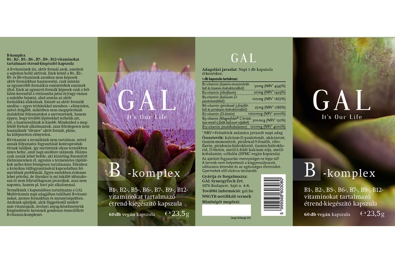 GAL B-komplex vegán kapszula