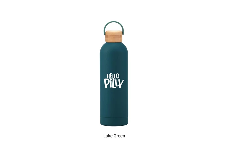 Hello Pilly hőtartó kulacs nagy (750 ml) Lake green