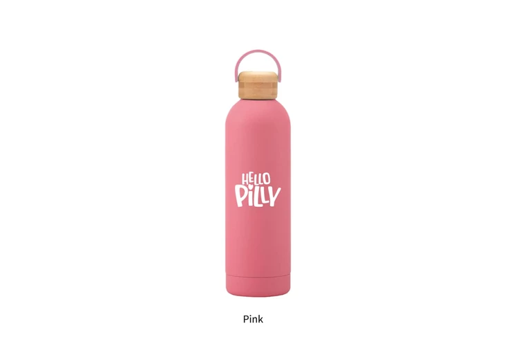 Hello Pilly hőtartó kulacs nagy (750 ml) Pink