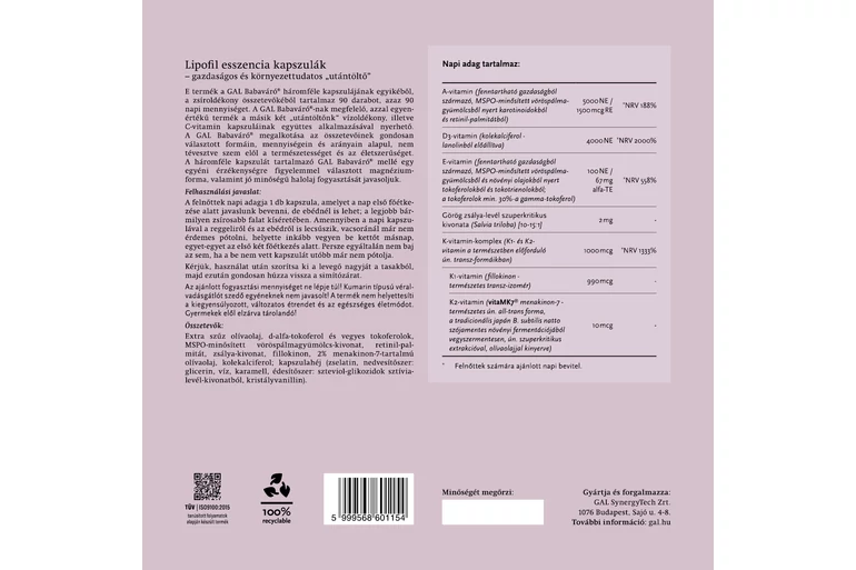 GAL Babaváró – 90 adagos utántöltő