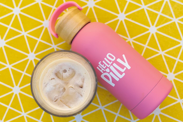 Hello Pilly hőtartó kulacs kicsi (350 ml) Pink