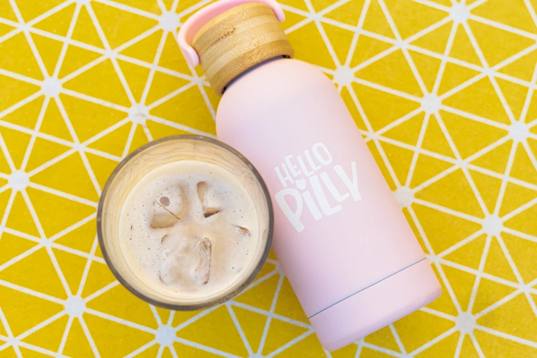 Hello Pilly hőtartó kulacs kicsi (350 ml) Baby pink